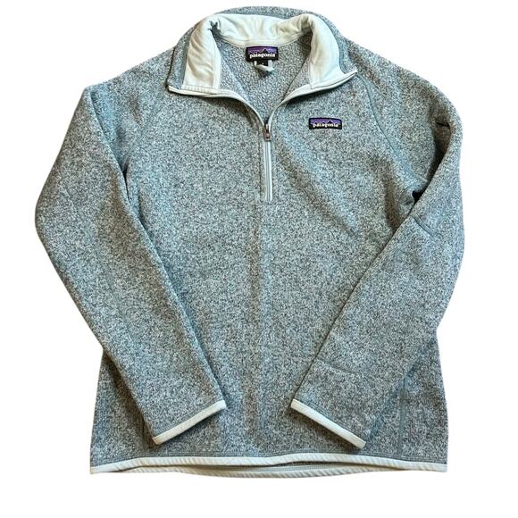 Patagonia Better Sweater 1/4 Zip Womens Sz Small Fleece Pullover Preppy Outdoor - Picture 1 of 6